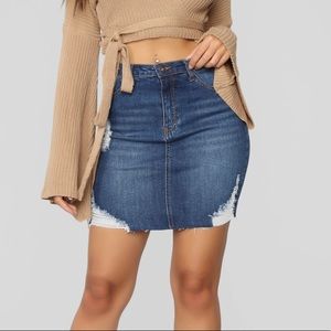 Denim Jean Skirt